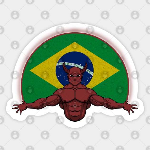 Devil Brasil Sticker by RampArt